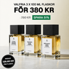 3X 100ml Perfume Bottles